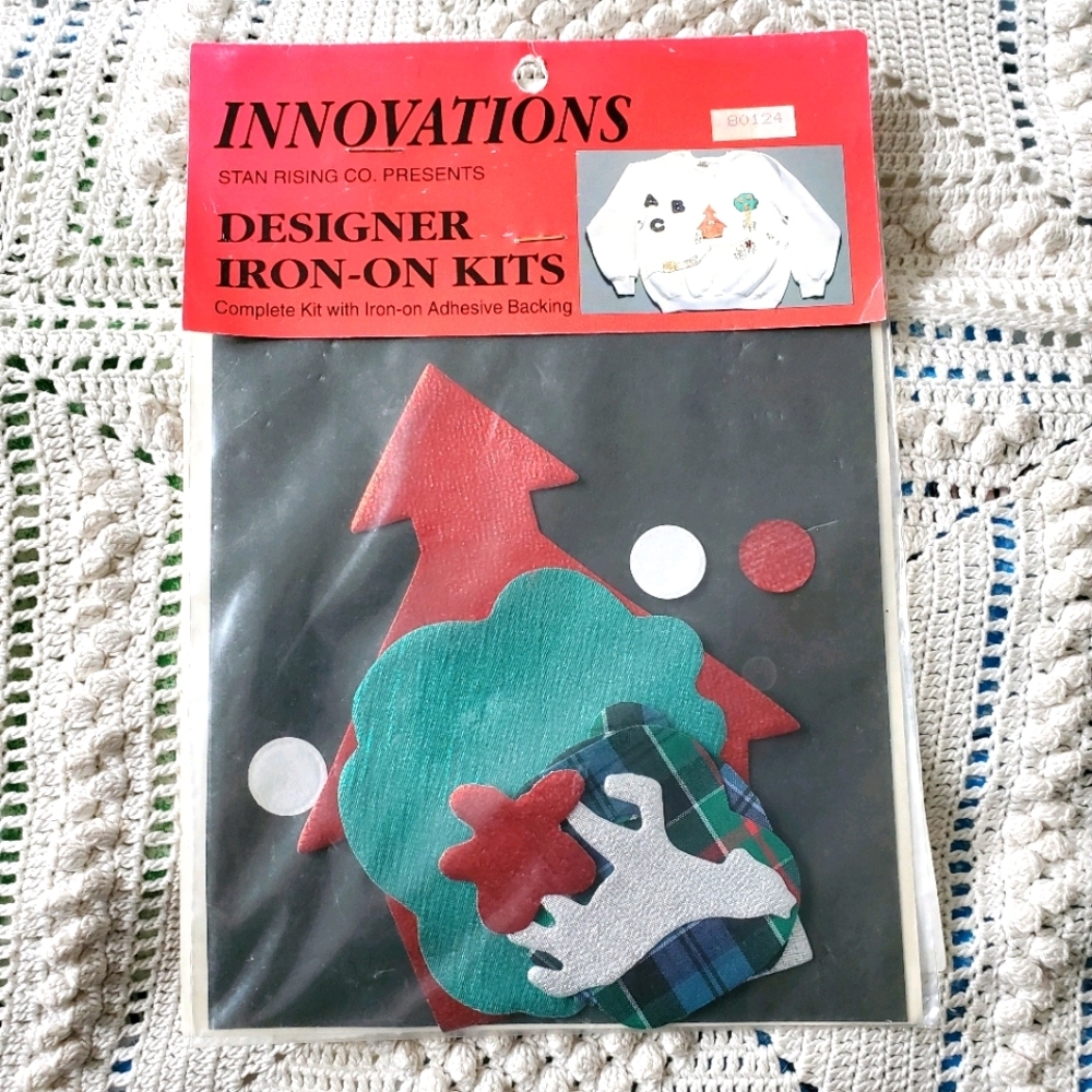 Vintage 1991 iron-on kit